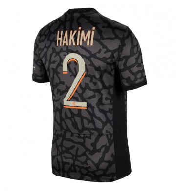 Paris Saint-Germain Achraf Hakimi #2 Kolmaspaita 2023-24 Lyhyet Hihat